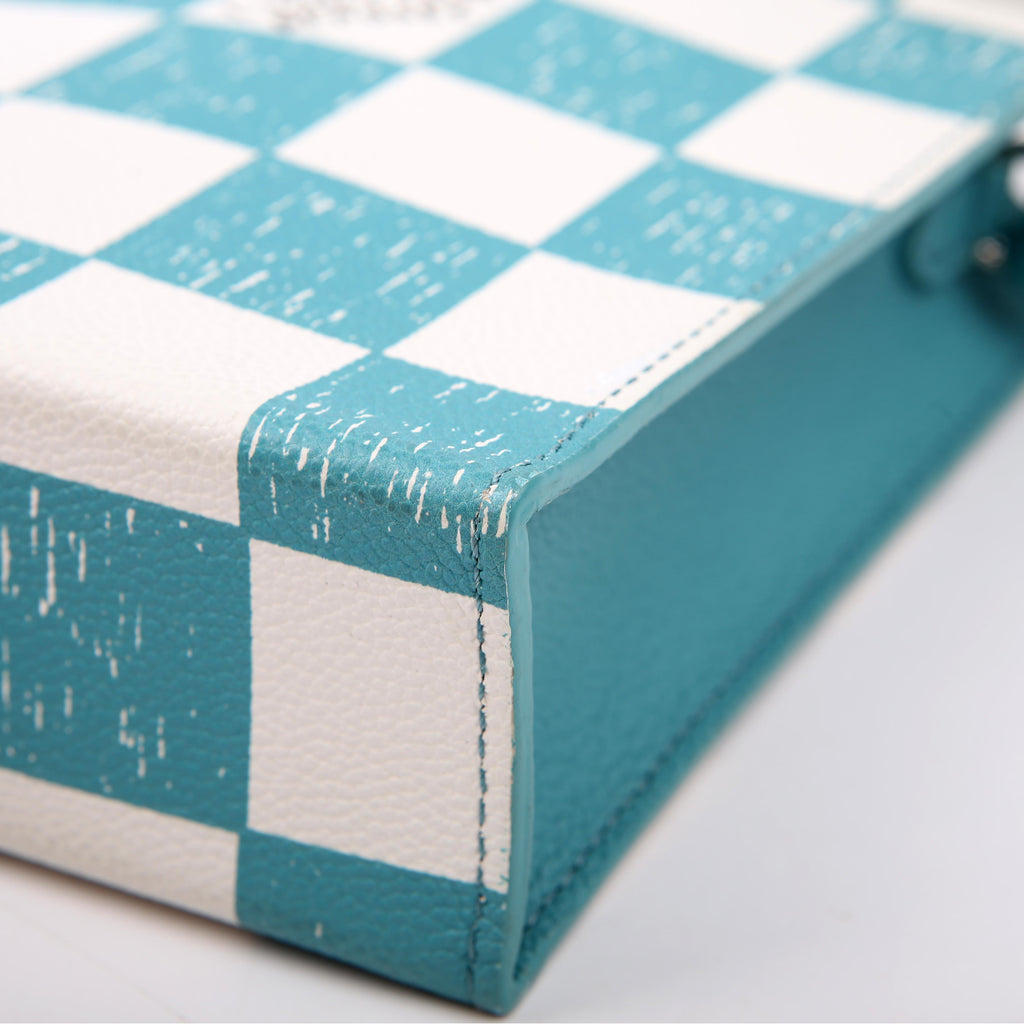 Louis Vuitton Sac Plat XS Abloh Checkers Teal