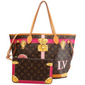 Louis Vuitton Neverfull With Wallet MM Summer Trunks Monogram