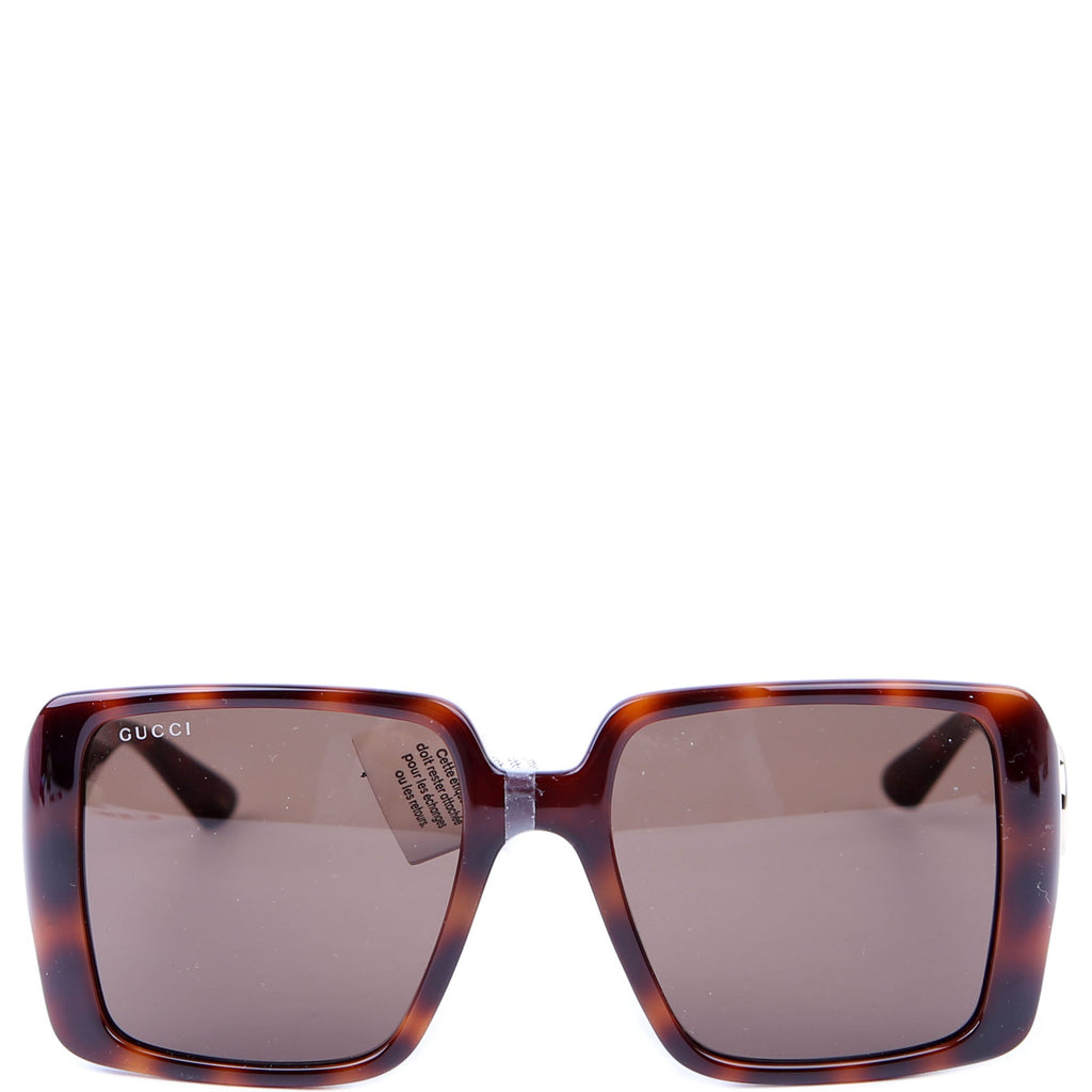 Gucci GG1692S Oversized Square Sunglasses Brown