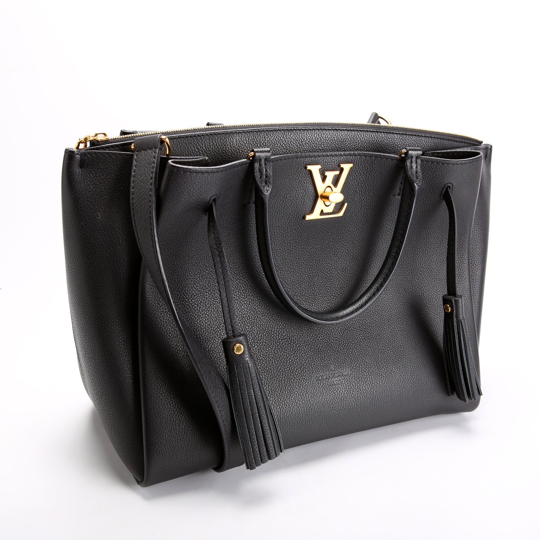Louis Vuitton Lockmeto Calfskin Black