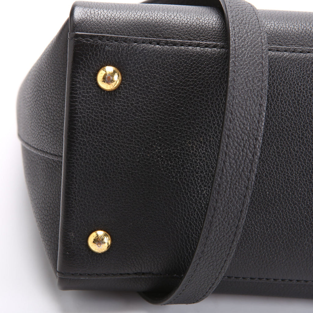 Louis Vuitton Lockmeto Calfskin Black