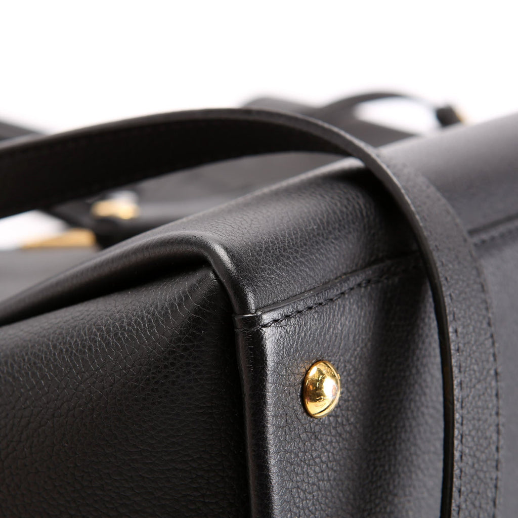 Louis Vuitton Lockmeto Calfskin Black