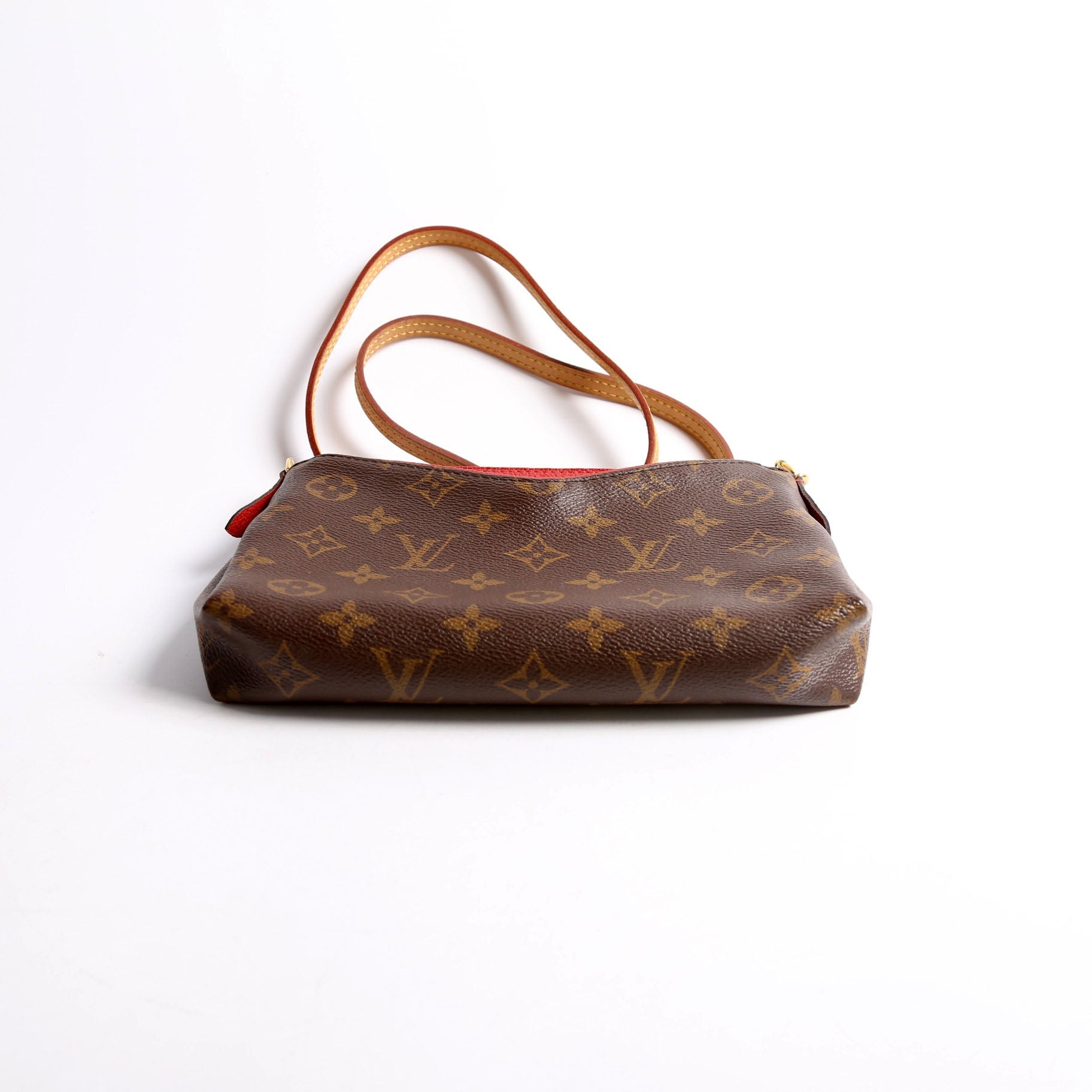 Louis Vuitton Pallas Clutch Monogram Red