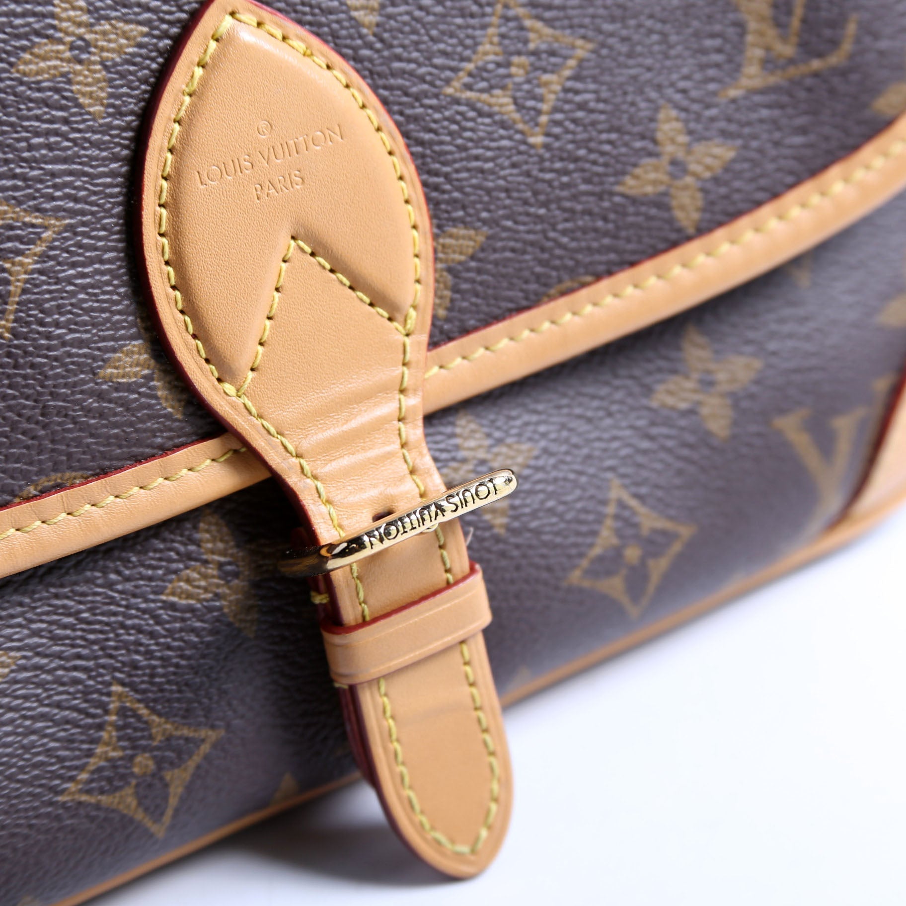 Louis Vuitton Diane NM Satchel Monogram Pink