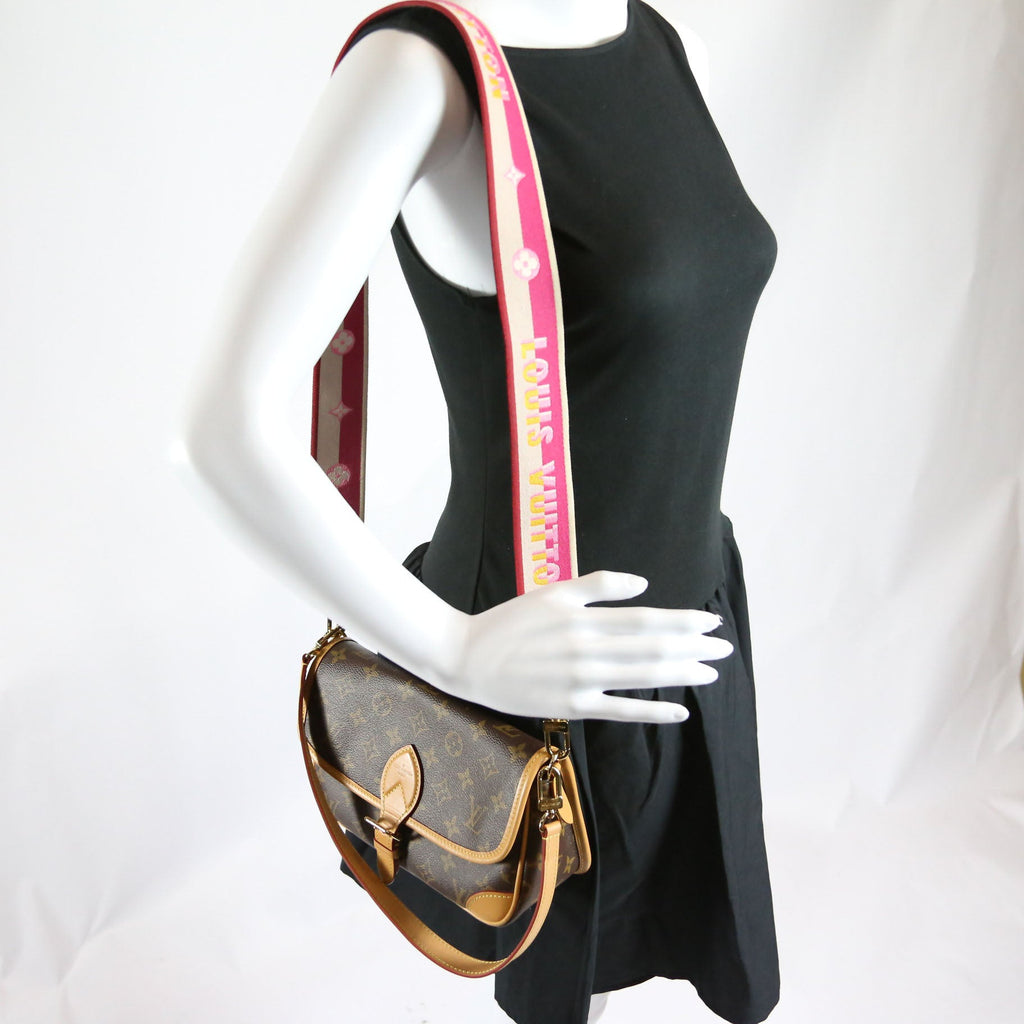 Louis Vuitton Diane NM Satchel Monogram Pink
