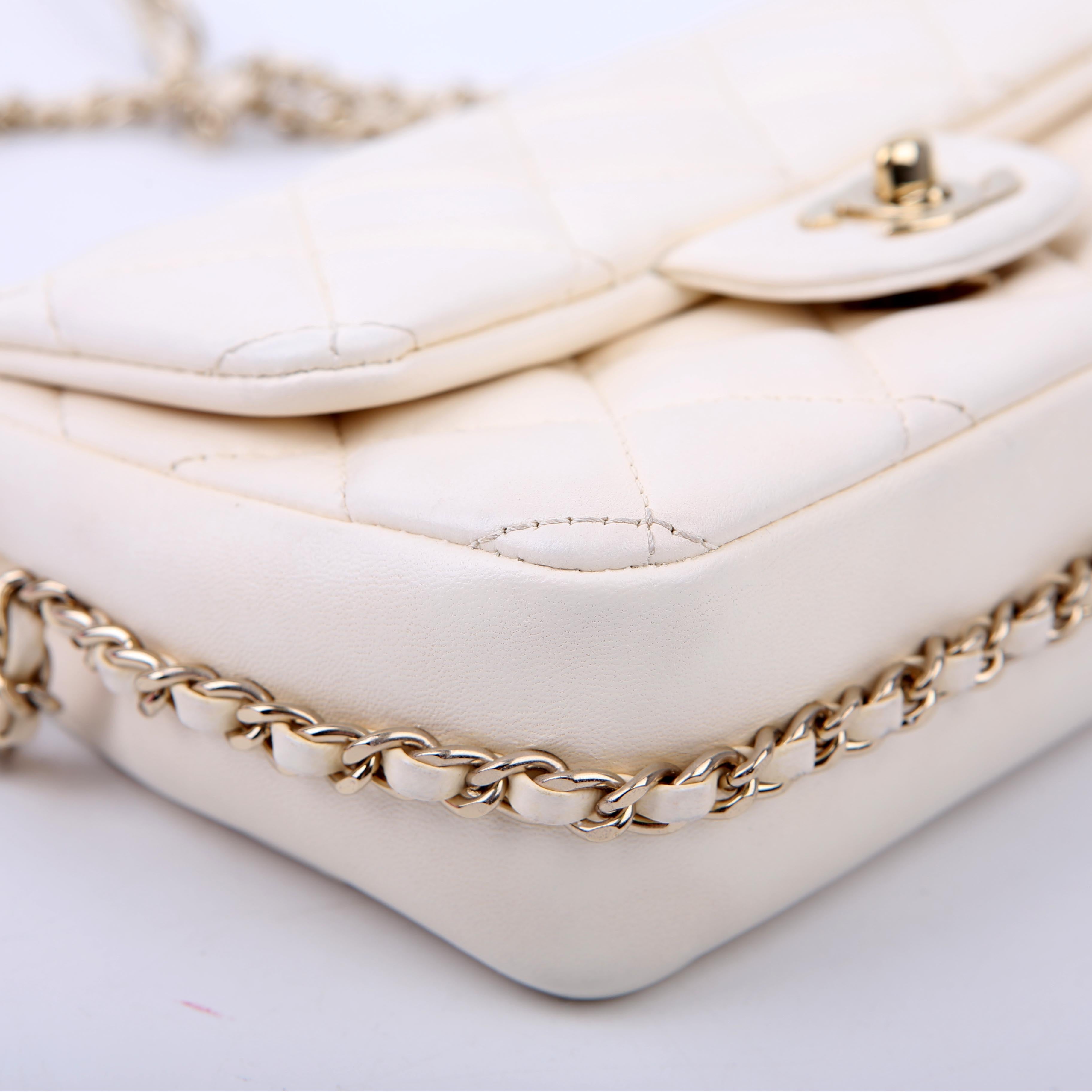 Chanel My Precious Pearls Small Chain 29M White