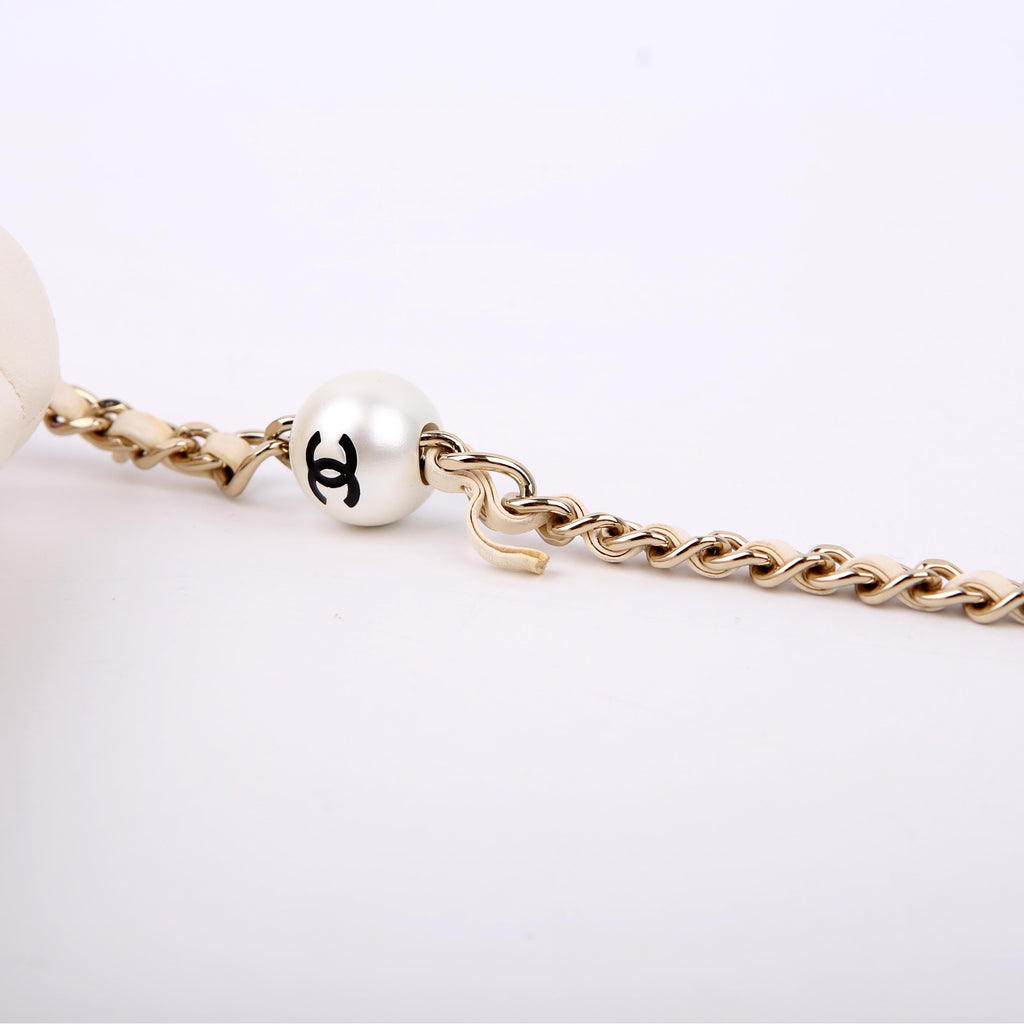 Chanel My Precious Pearls Small Chain 29M White