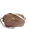 Gucci 448065 Marmont Mini Camera Bag Tan