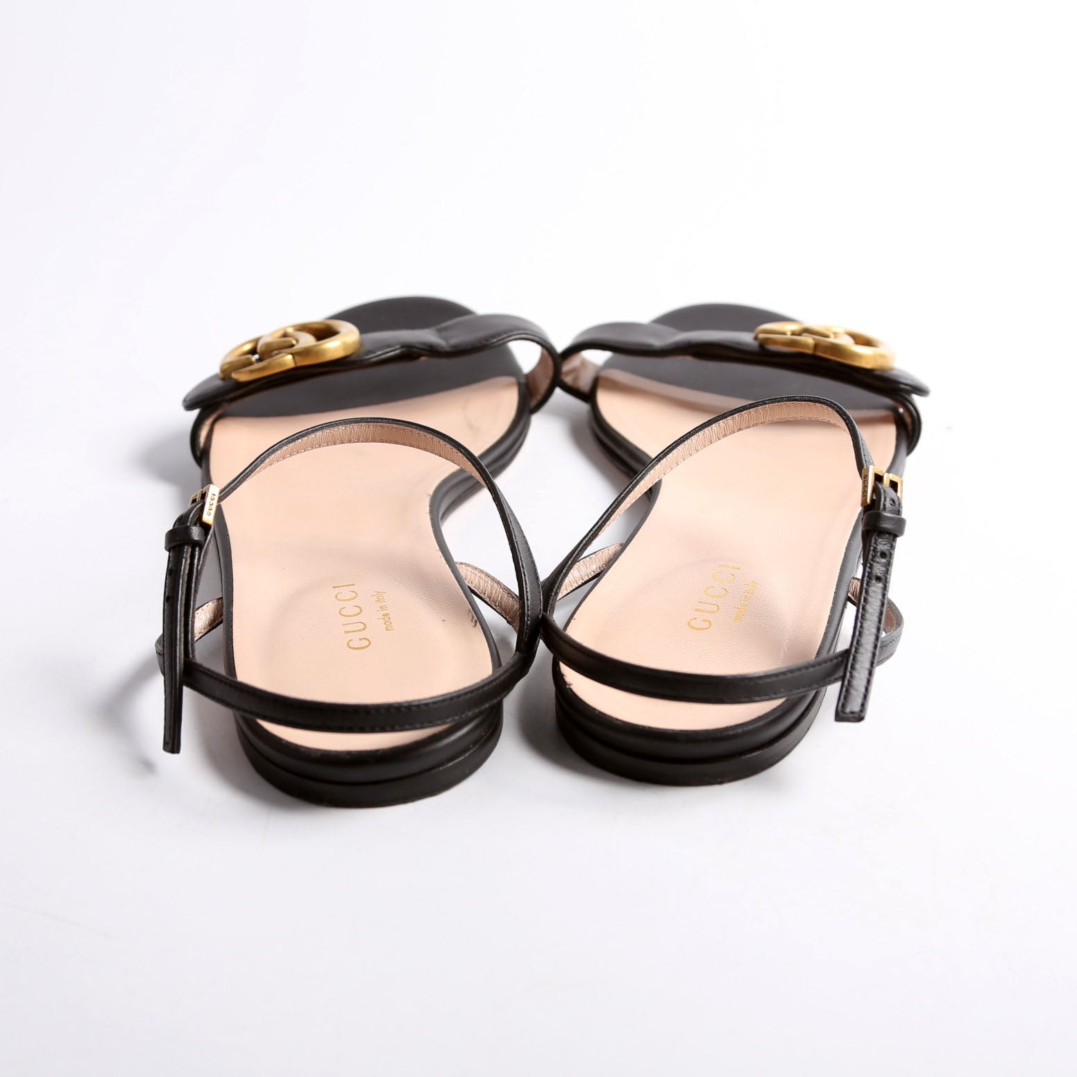 Gucci Marmont Flat Sandals Size 37