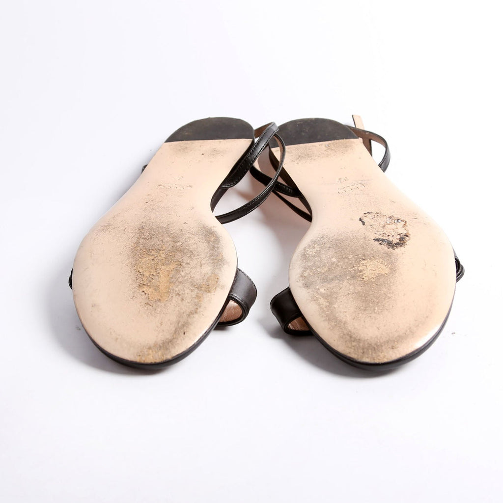 Gucci Marmont Flat Sandals Size 37