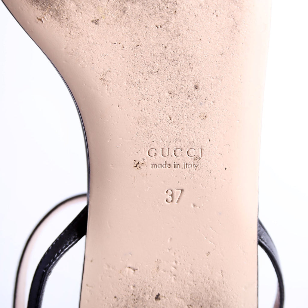 Gucci Marmont Flat Sandals Size 37