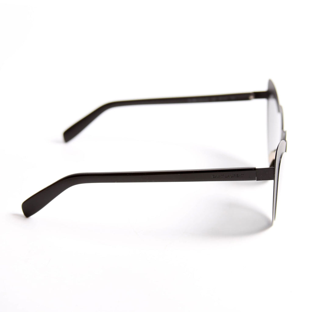 Saint Laurent SL196 LouLou Heart Sunglasses Black