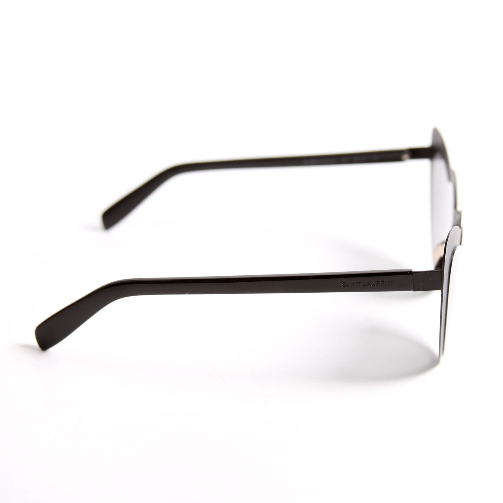 Saint Laurent SL196 LouLou Heart Sunglasses Black