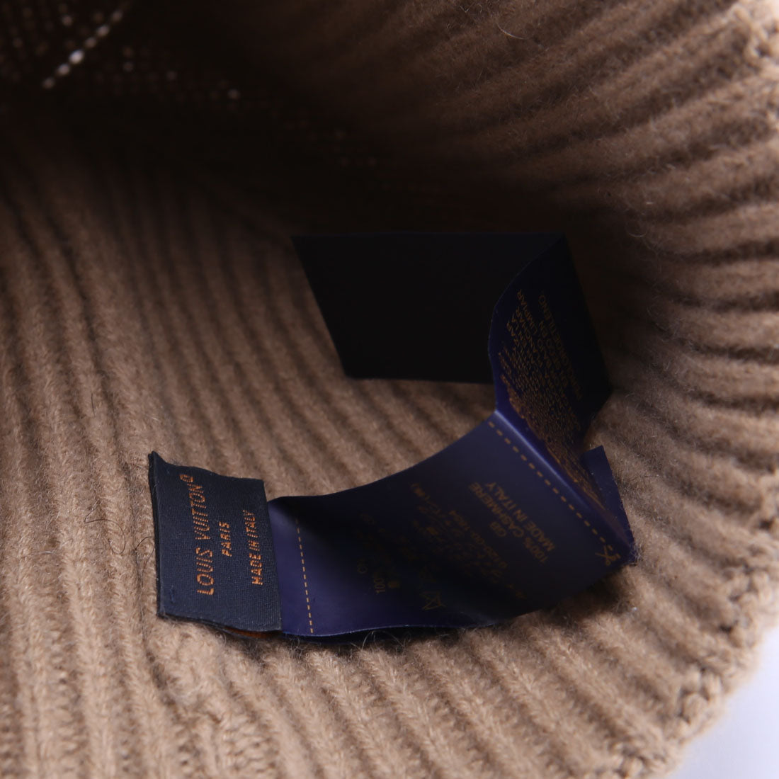 Louis Vuitton LV Dual Beanie Cashmere Tan