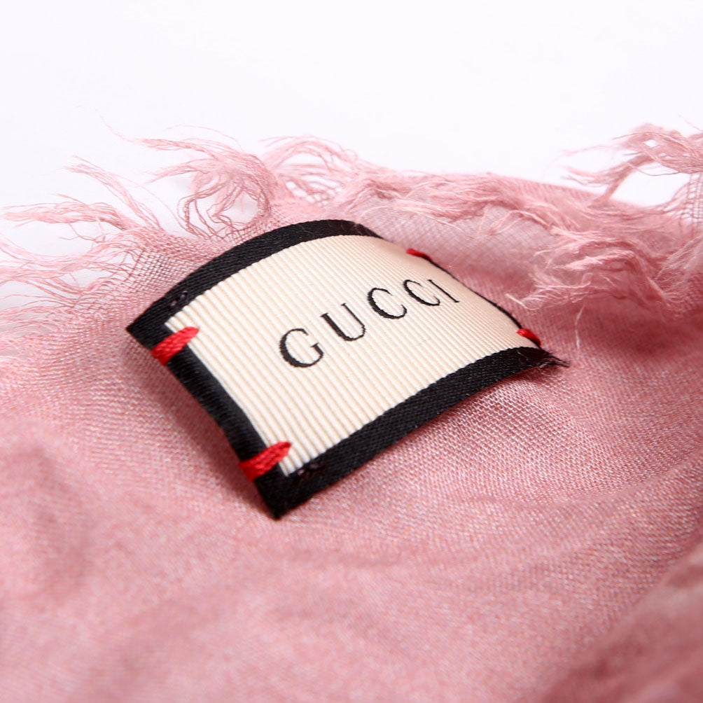 Gucci GG Arabesque Silk/Modal Scarf