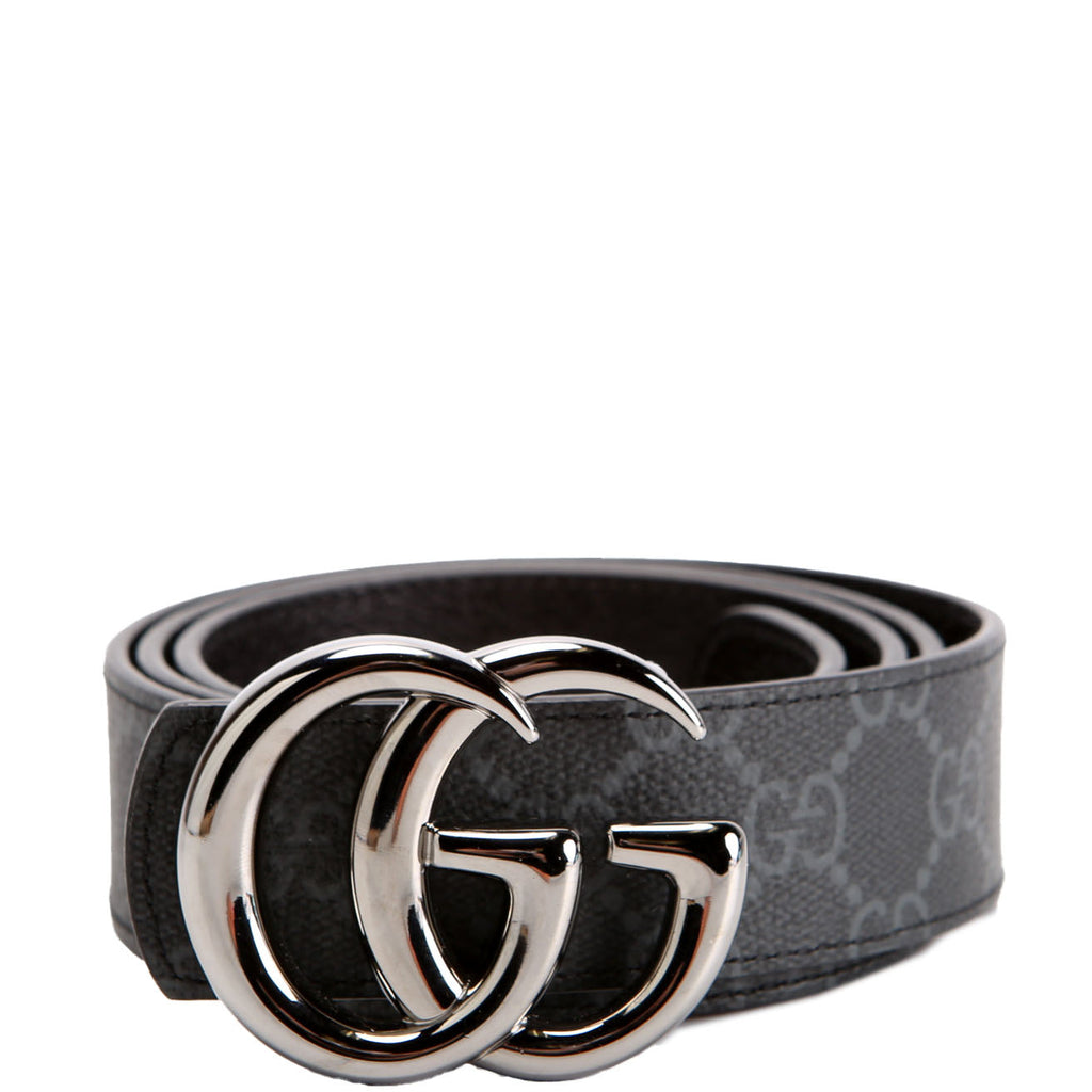 Gucci 838593 GG Marmont Reversible Belt Size 95/38 Black
