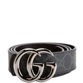 Gucci 838593 GG Marmont Reversible Belt Size 95/38 Black