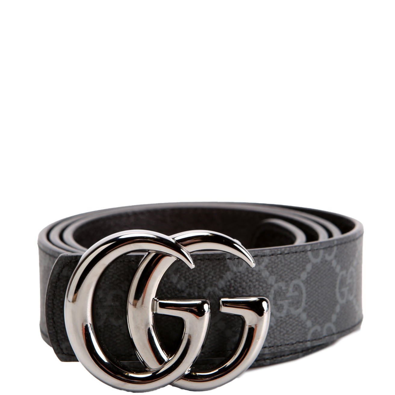 Gucci 838593 GG Marmont Reversible Belt Size 95/38 Black