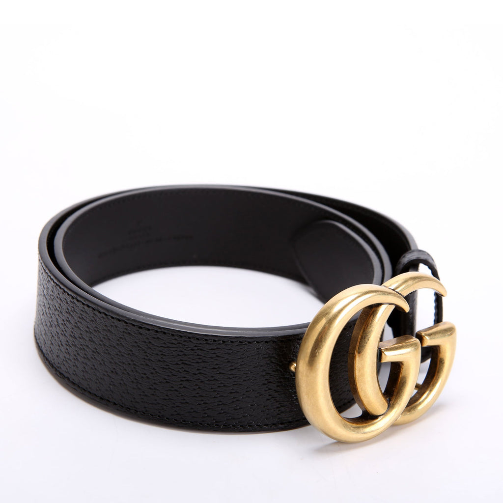 Gucci 406831 GG Marmont Belt Size 90/36 Black