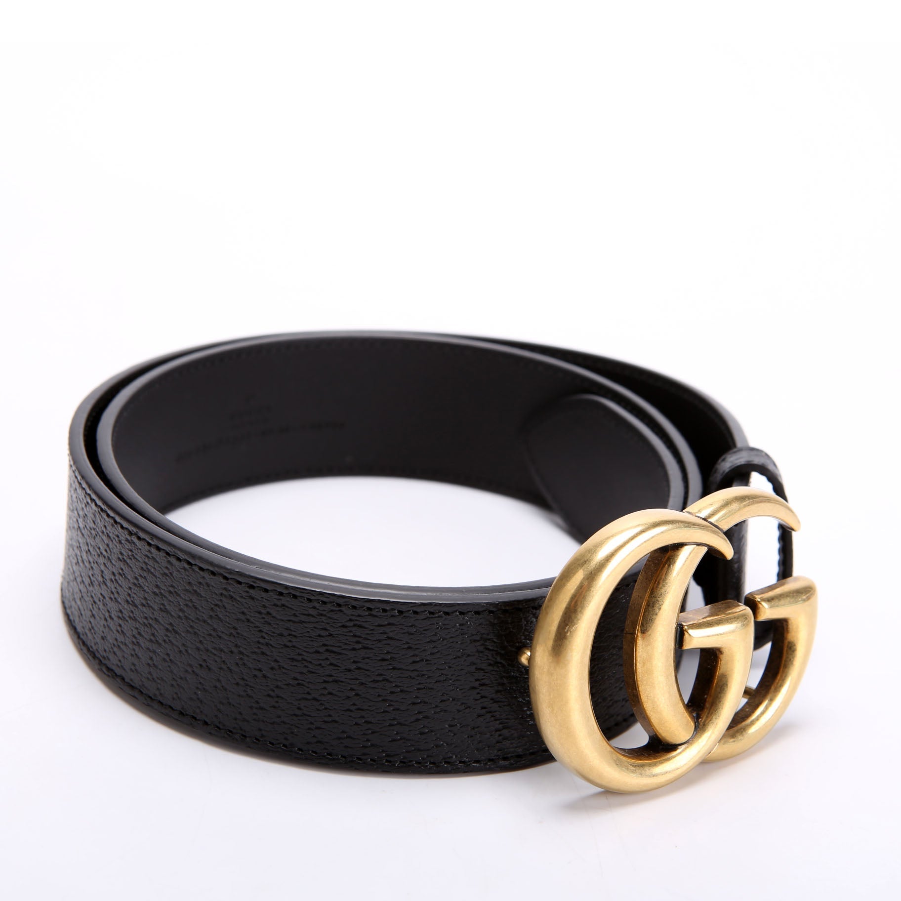 Gucci 406831 GG Marmont Belt Size 90/36 Black