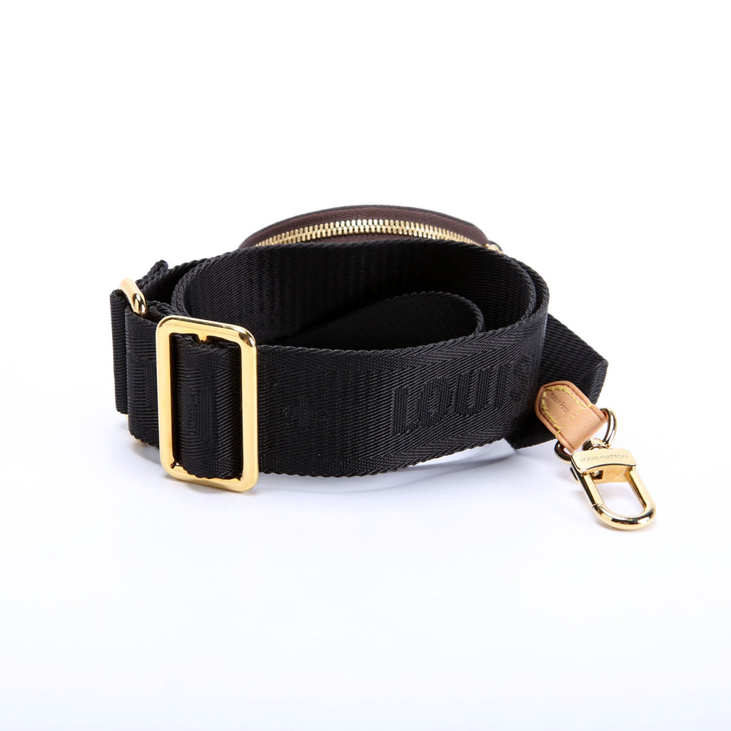 Louis Vuitton Multi Pochette With Round Coin Purse Strap Black