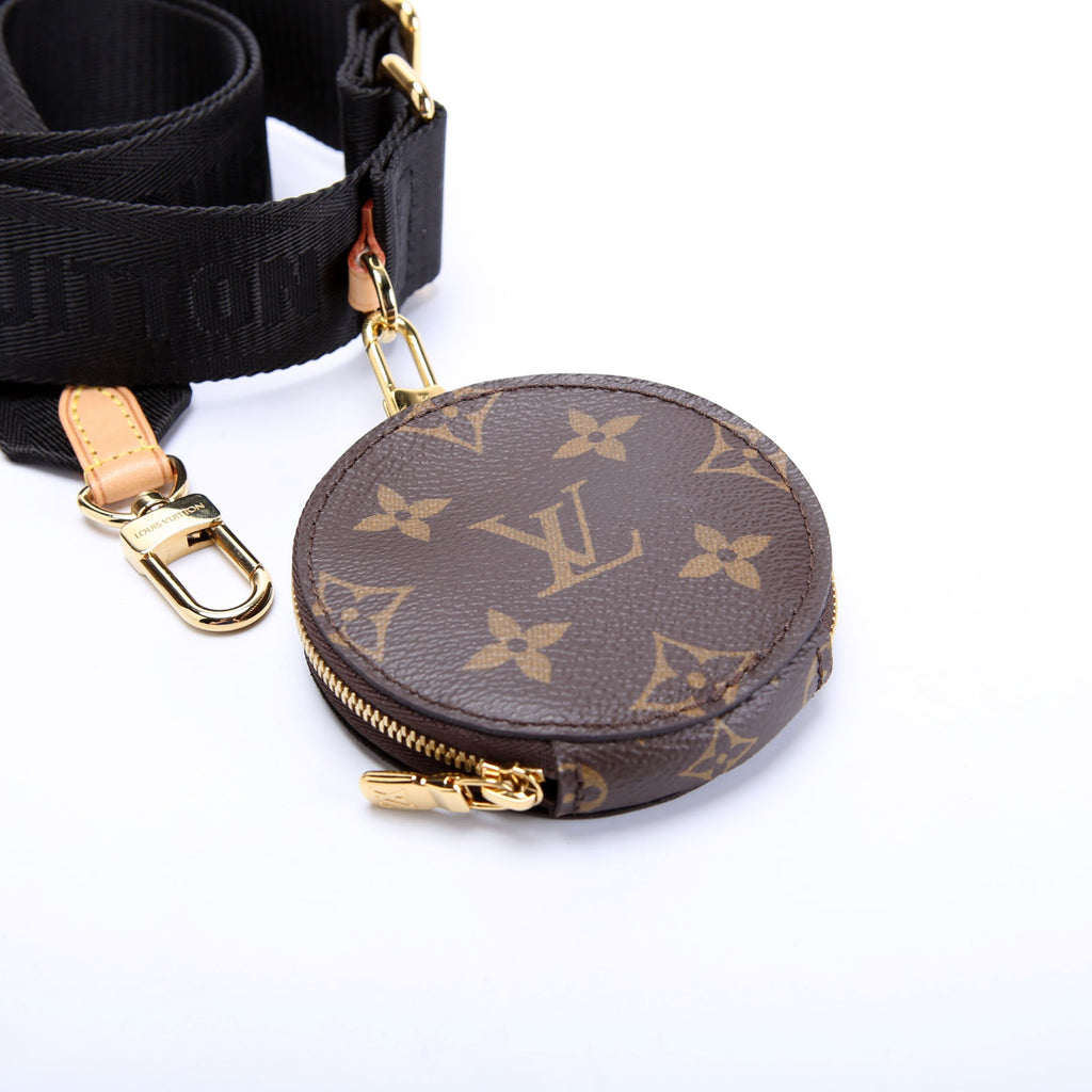 Louis Vuitton Multi Pochette With Round Coin Purse Strap Black