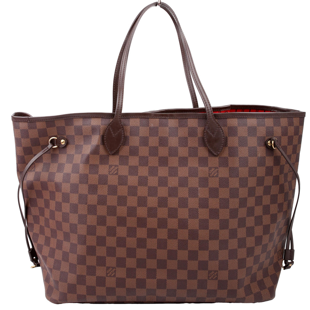 Louis Vuitton Neverfull GM Damier Ebene Red