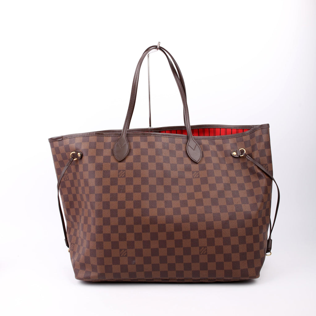 Louis Vuitton Neverfull GM Damier Ebene Red