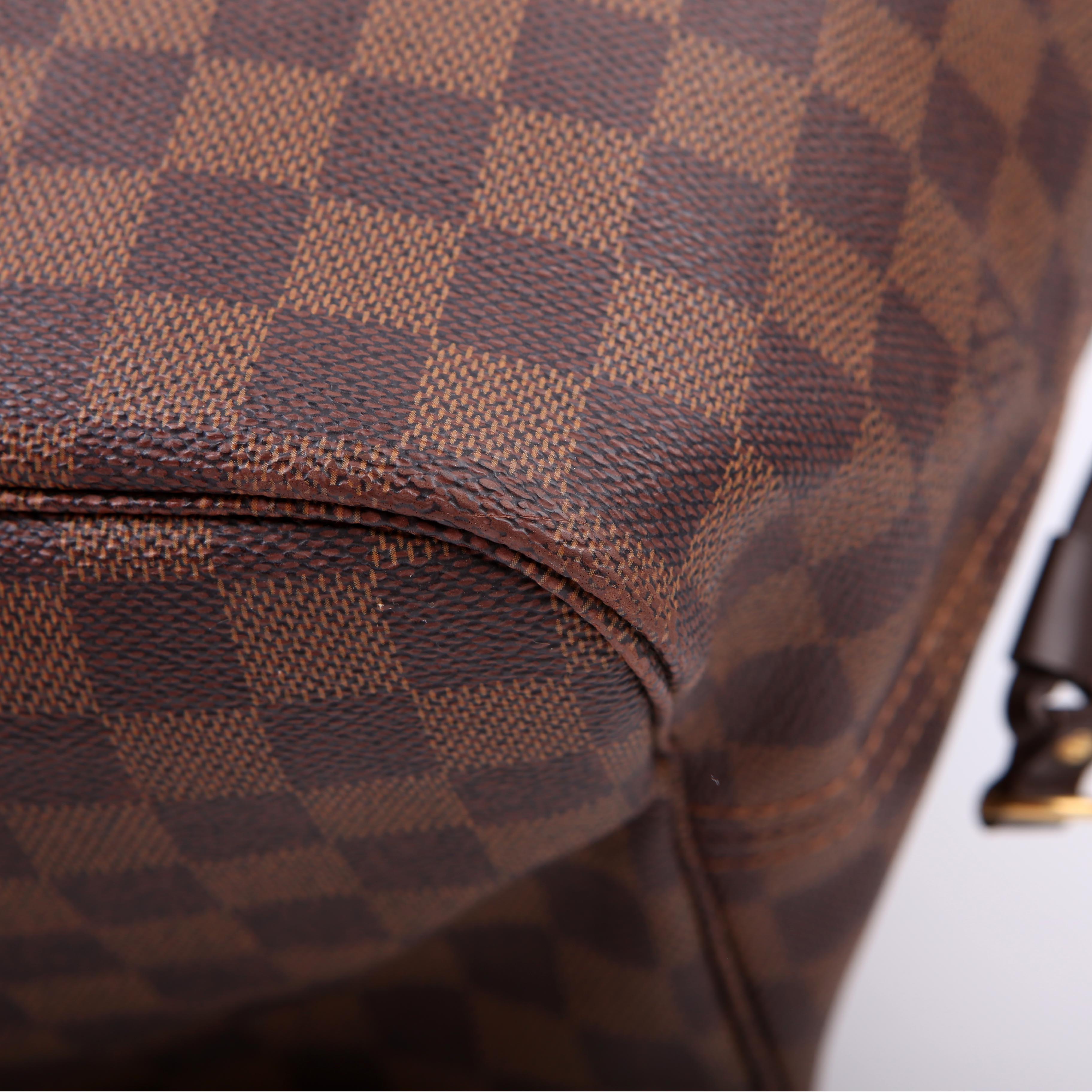 Louis Vuitton Neverfull GM Damier Ebene Red