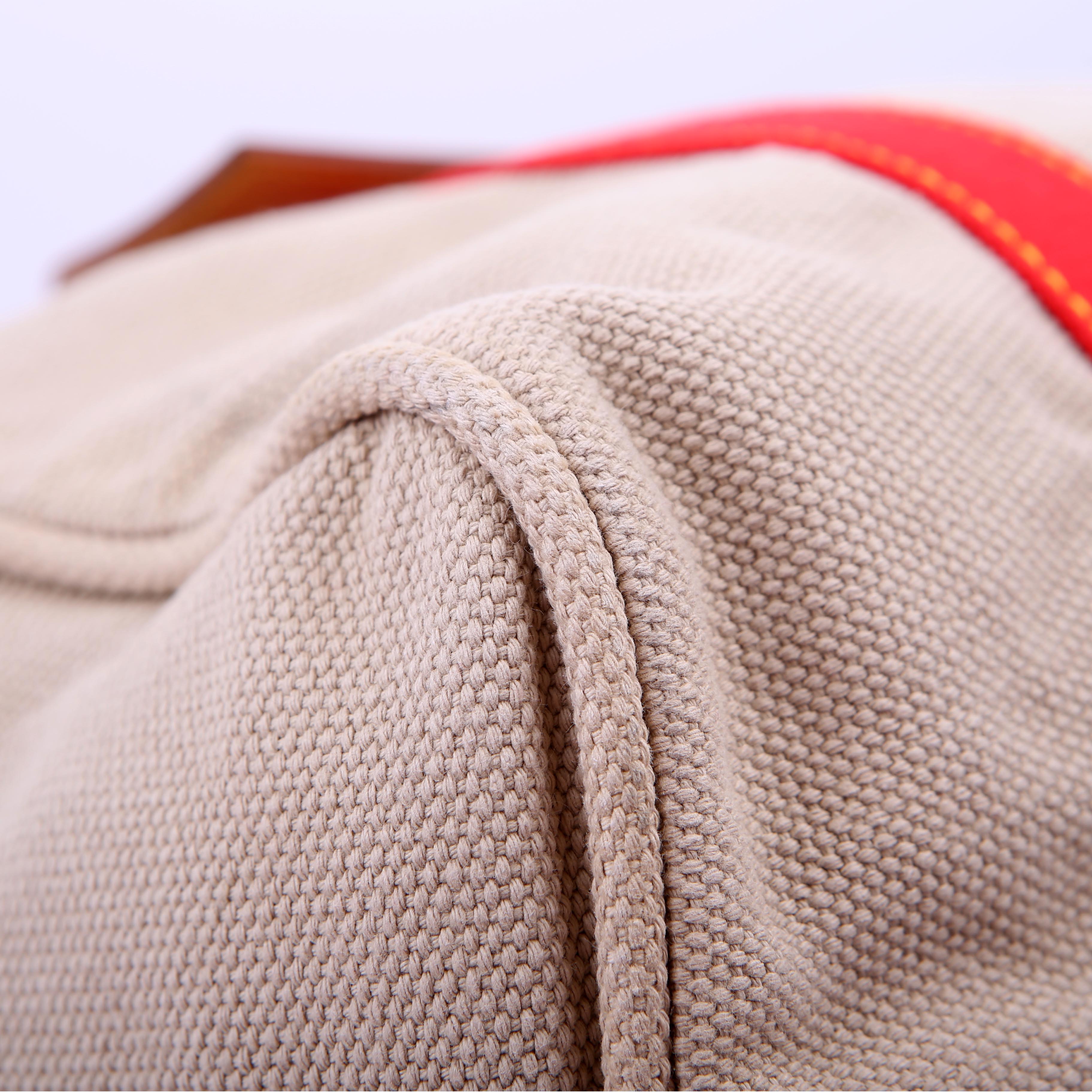 Louis Vuitton Antigua Sac Weekend Duffel Beige/Red