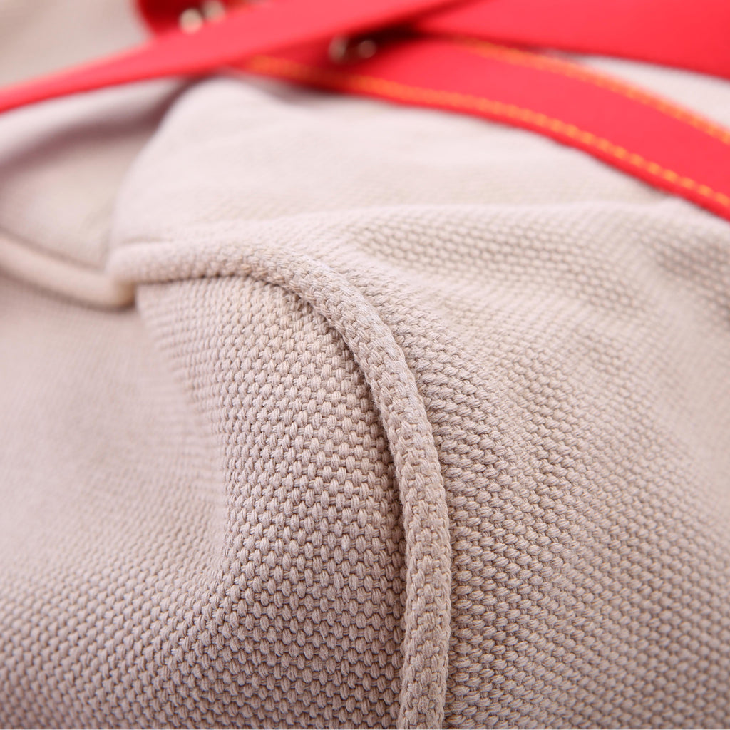 Louis Vuitton Antigua Sac Weekend Duffel Beige/Red