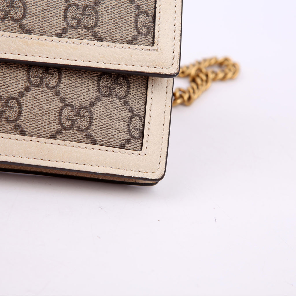 Gucci 476079 Queen Margaret Wallet On Chain White
