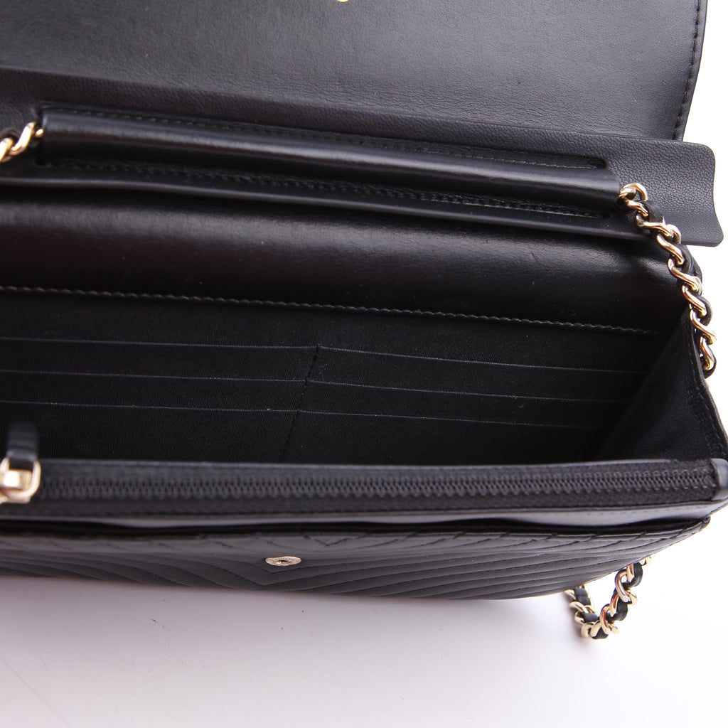 Chanel WOC Boy Chevron Lambskin Black