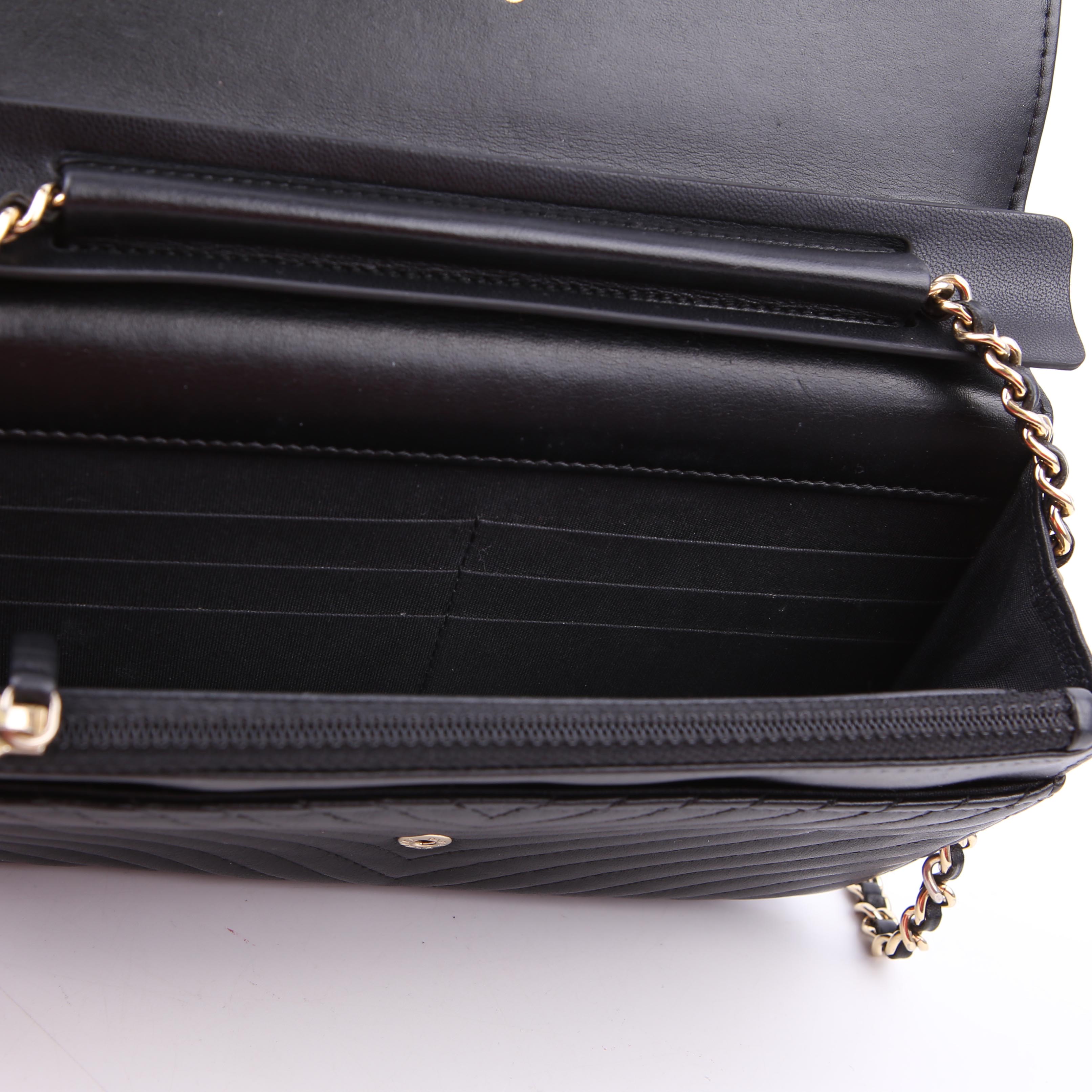 Chanel WOC Boy Chevron Lambskin Black