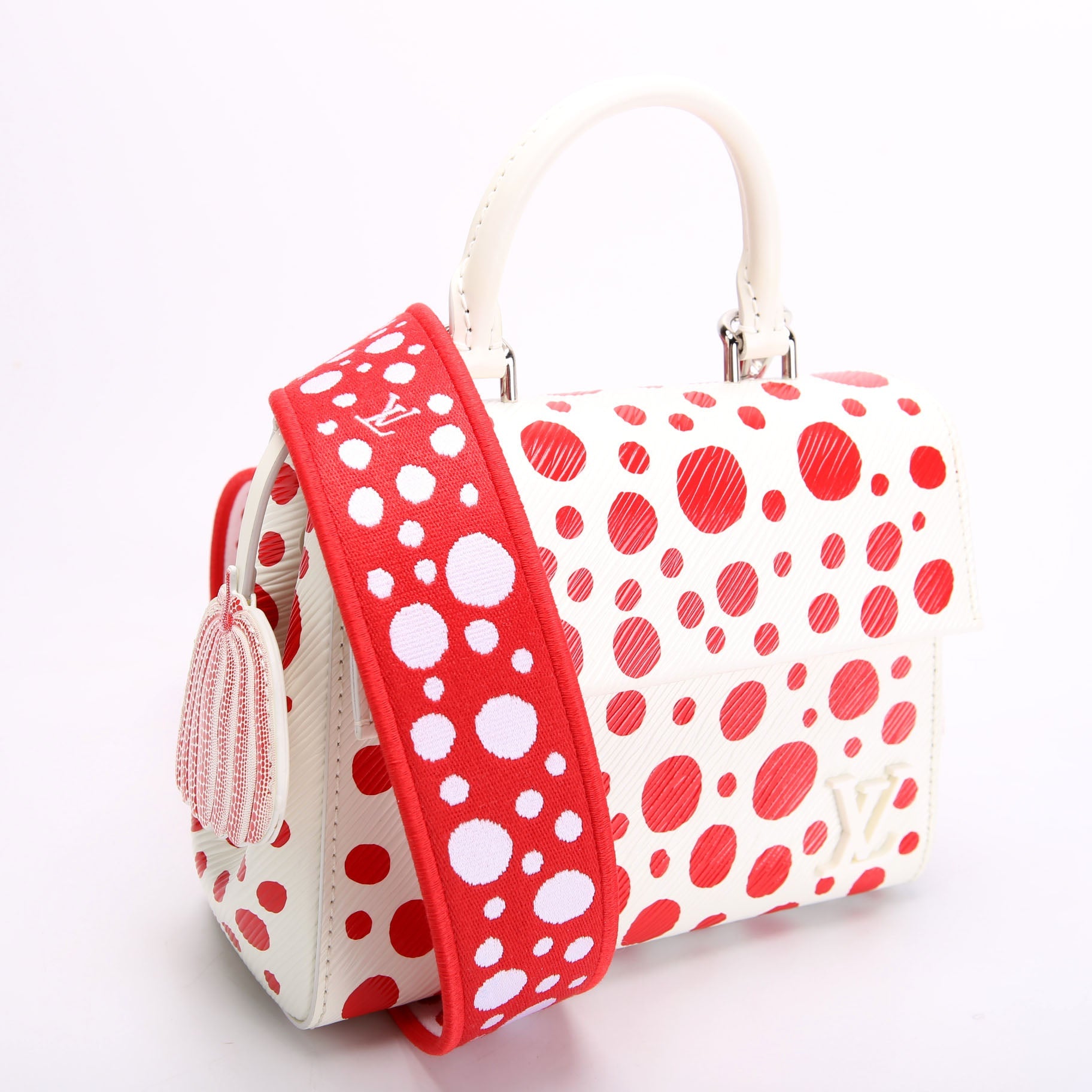 Louis Vuitton Cluny Mini Kusama Dots Red/White
