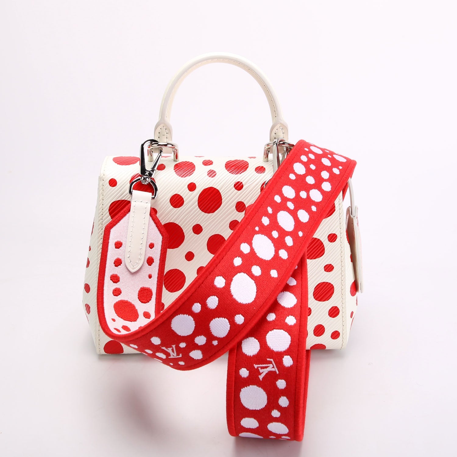 Louis Vuitton Cluny Mini Kusama Dots Red/White