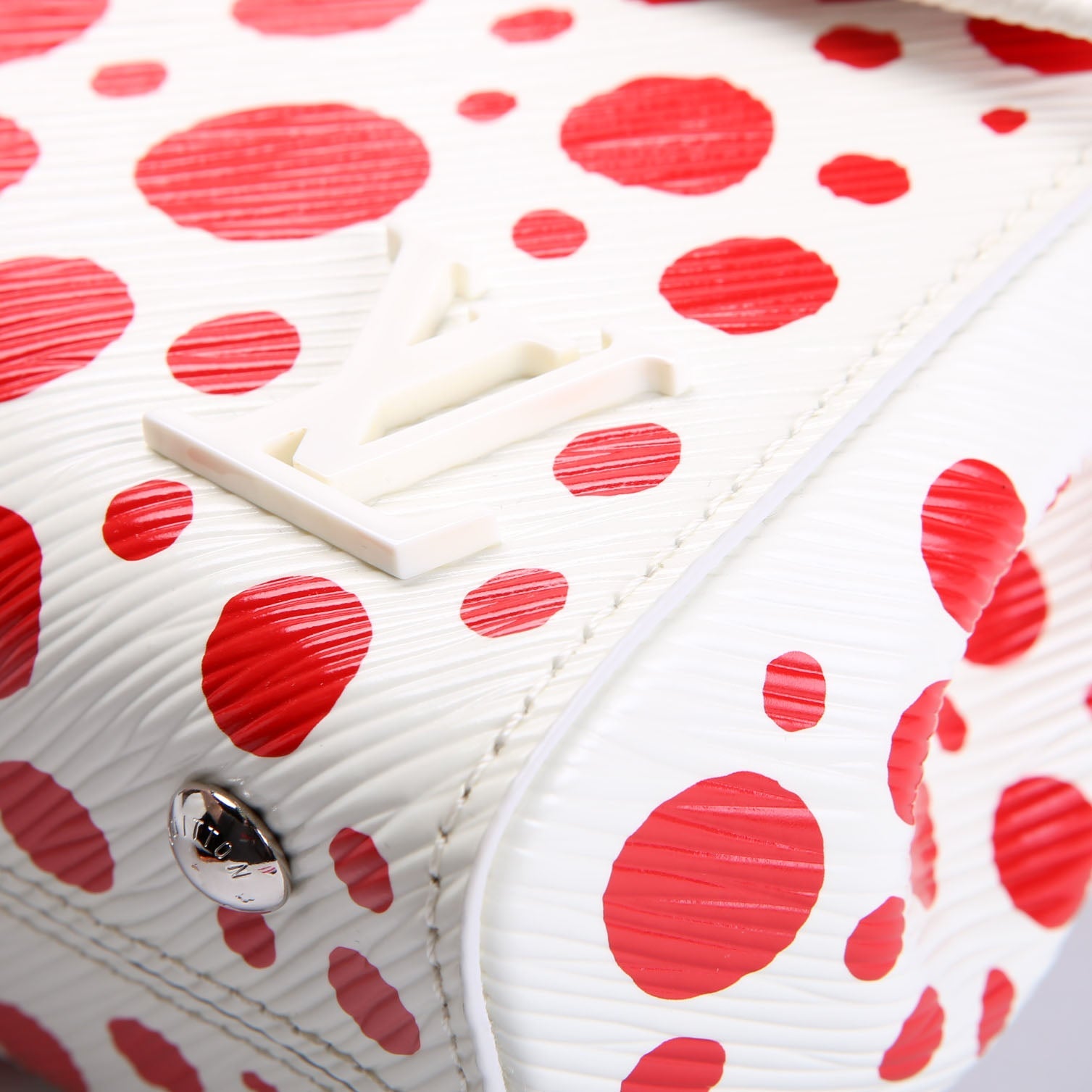 Louis Vuitton Cluny Mini Kusama Dots Red/White