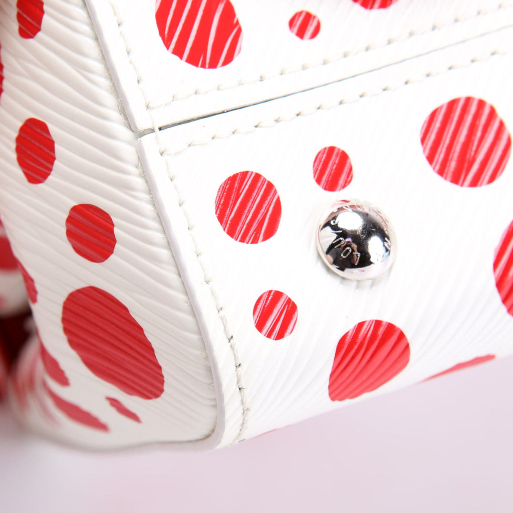 Louis Vuitton Cluny Mini Kusama Dots Red/White