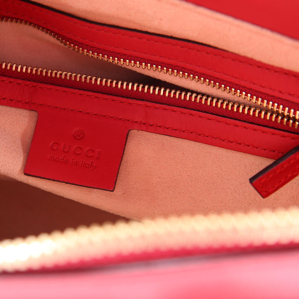 Gucci 409534 GG Blooms Small Zip Tote Red/Blue