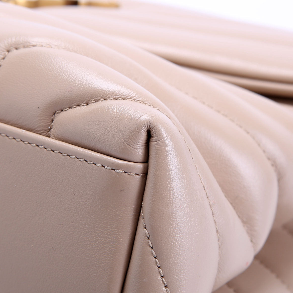Saint Laurent LouLou Medium Quilted 574946 Tan