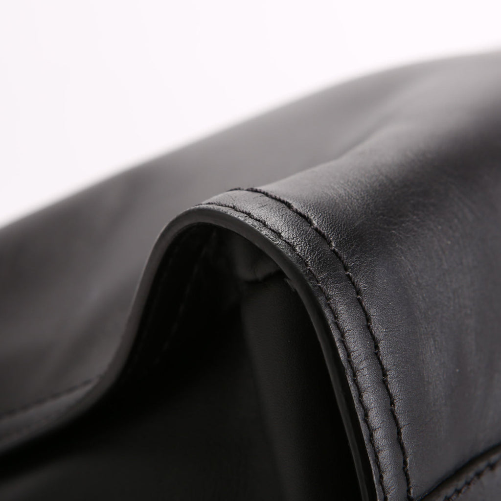 Chanel Deauville Embossed Calfskin Medium 31M Black