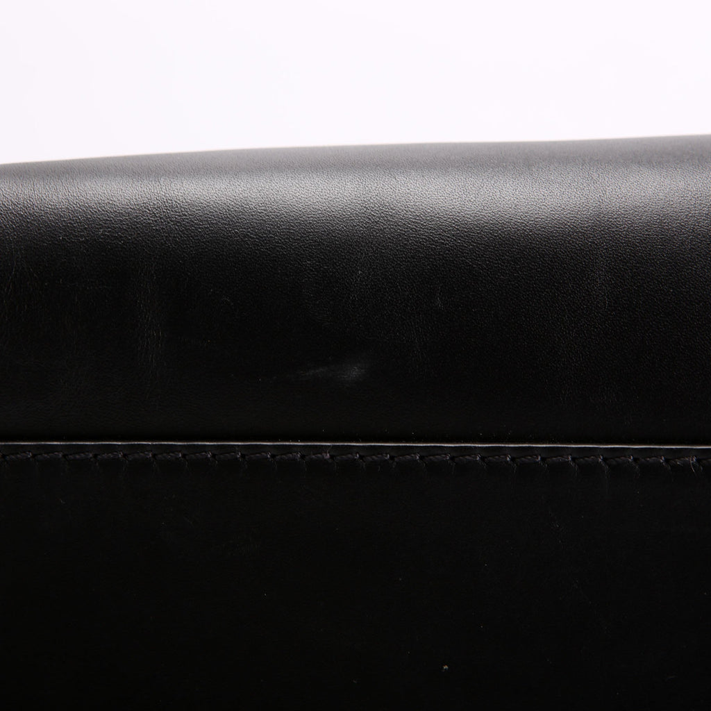 Chanel Deauville Embossed Calfskin Medium 31M Black