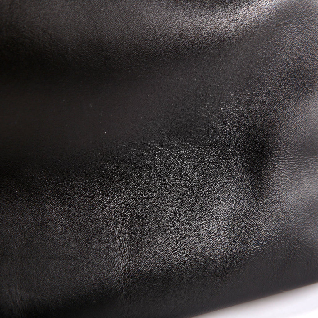 Chanel Deauville Embossed Calfskin Medium 31M Black