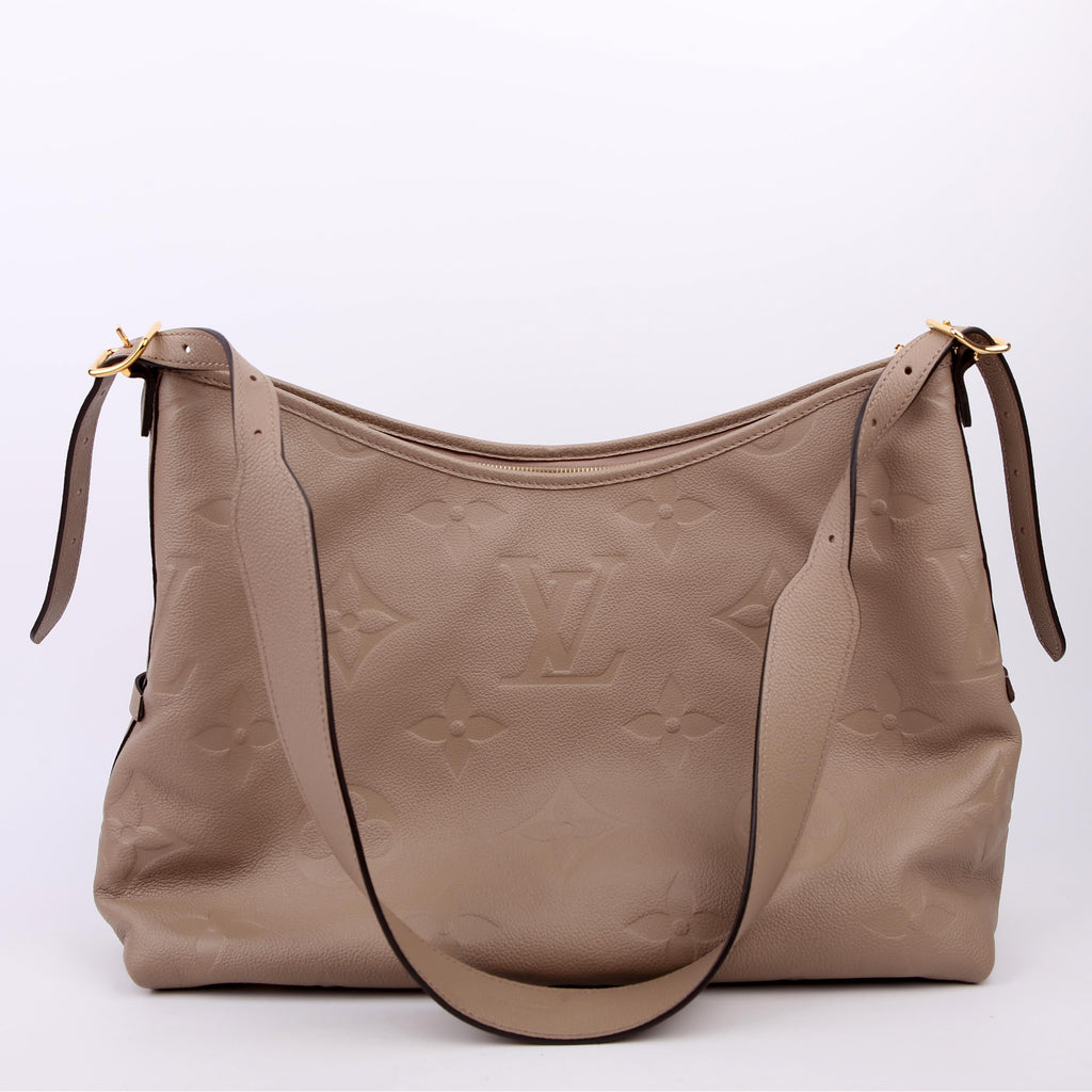 Louis Vuitton Carryall MM Zip Empreinte Taupe