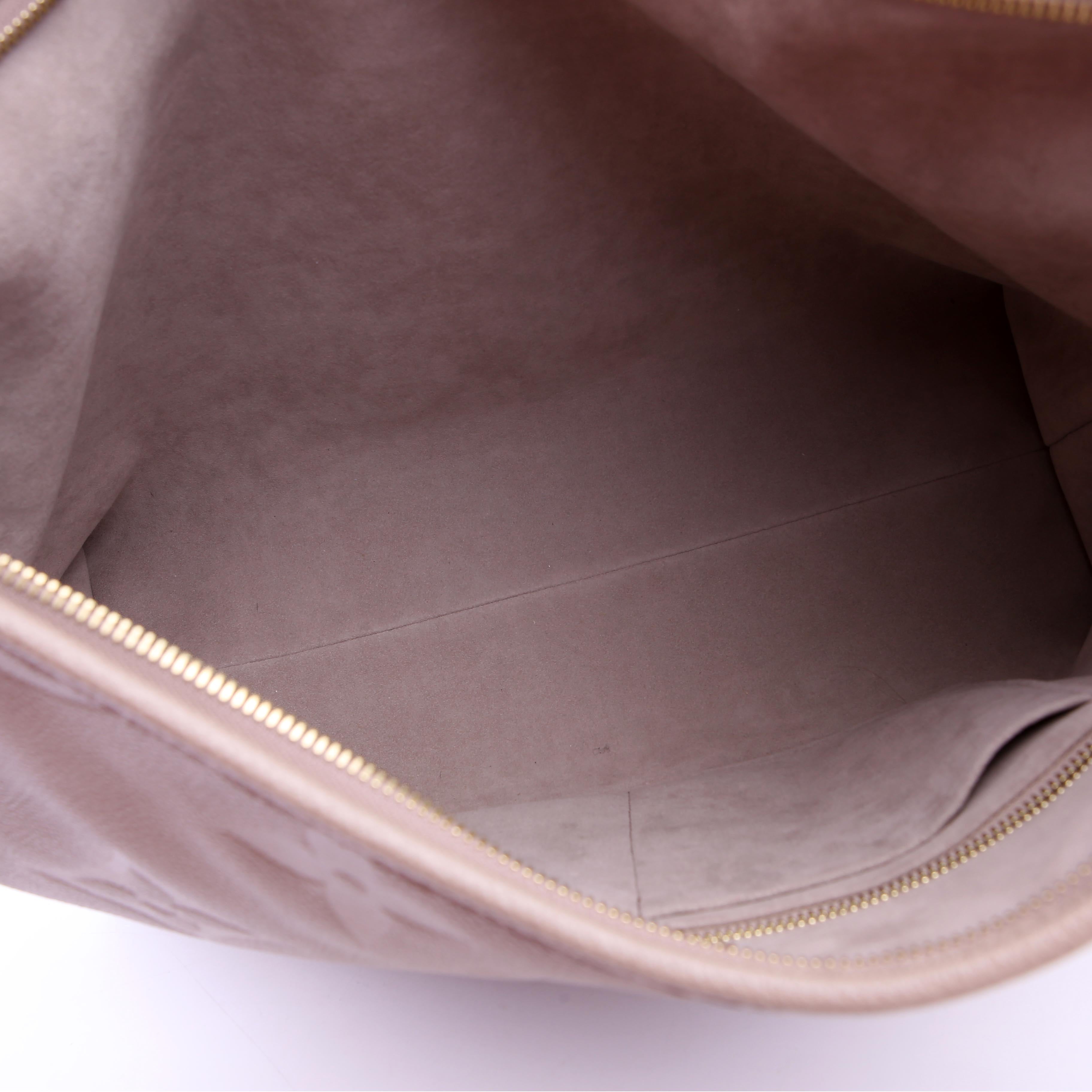 Louis Vuitton Carryall MM Zip Empreinte Taupe