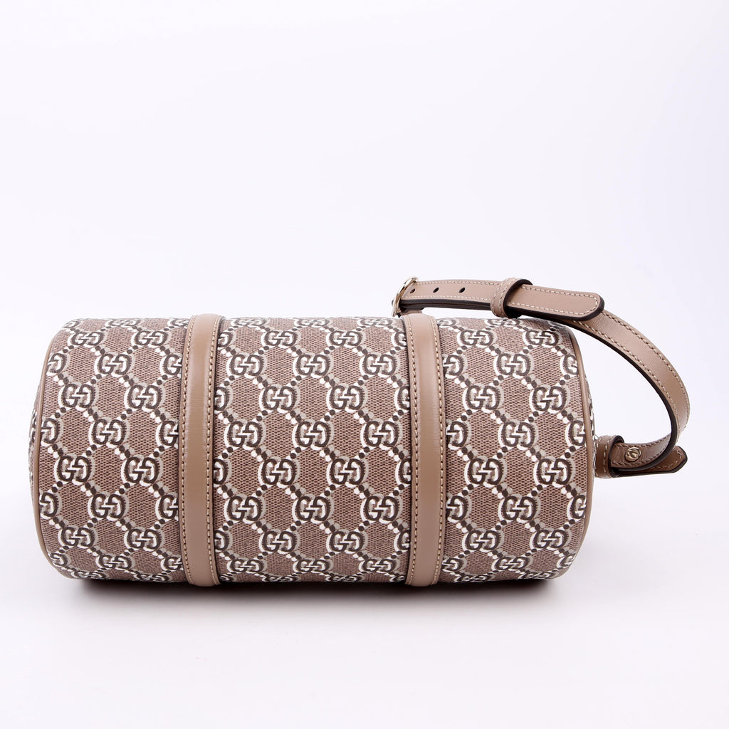 Gucci 796230 GG Supreme Shadow Small 2Way Taupe