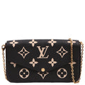 Louis Vuitton Pochette Felicie Bicolor Empreinte Black