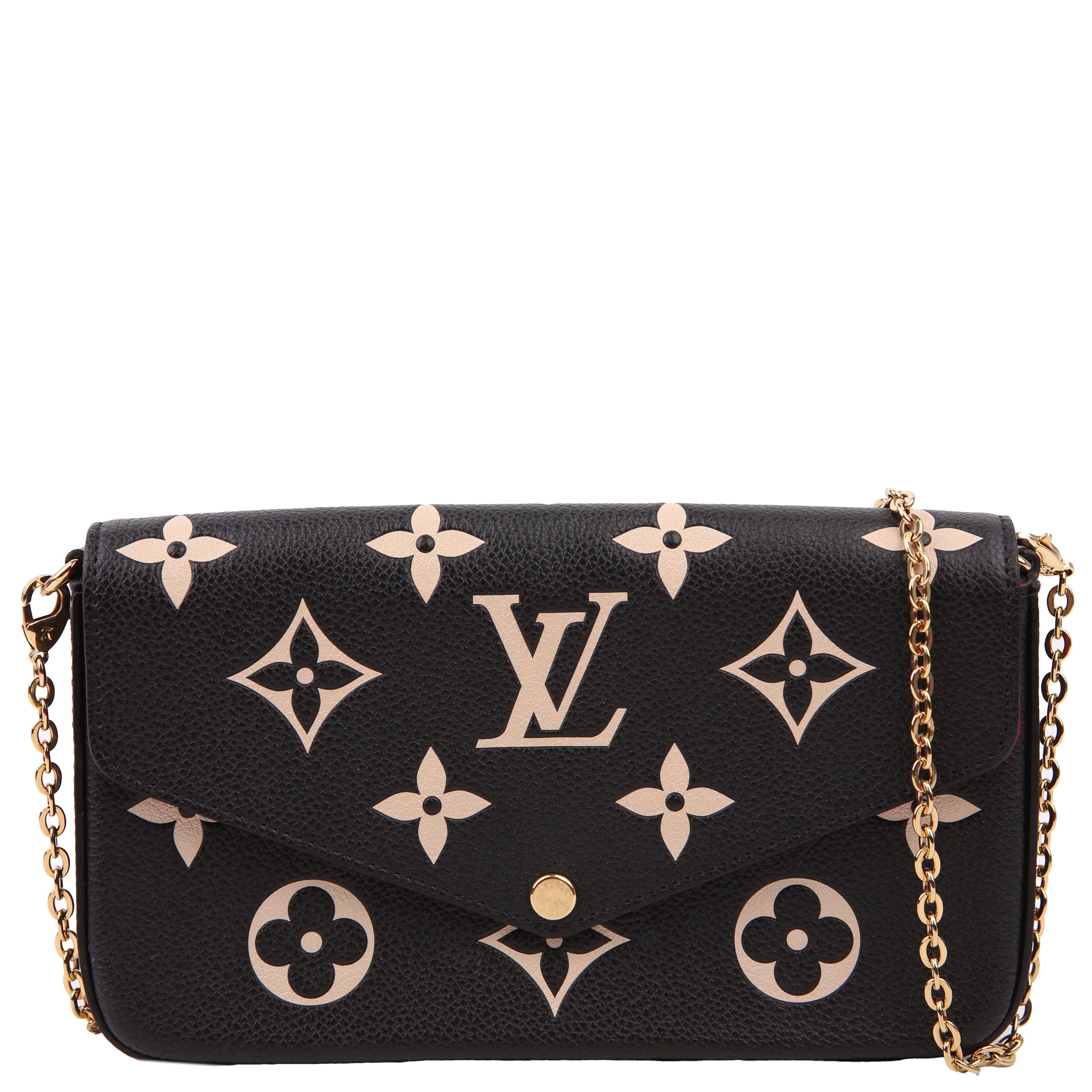 Louis Vuitton Pochette Felicie Bicolor Empreinte Black