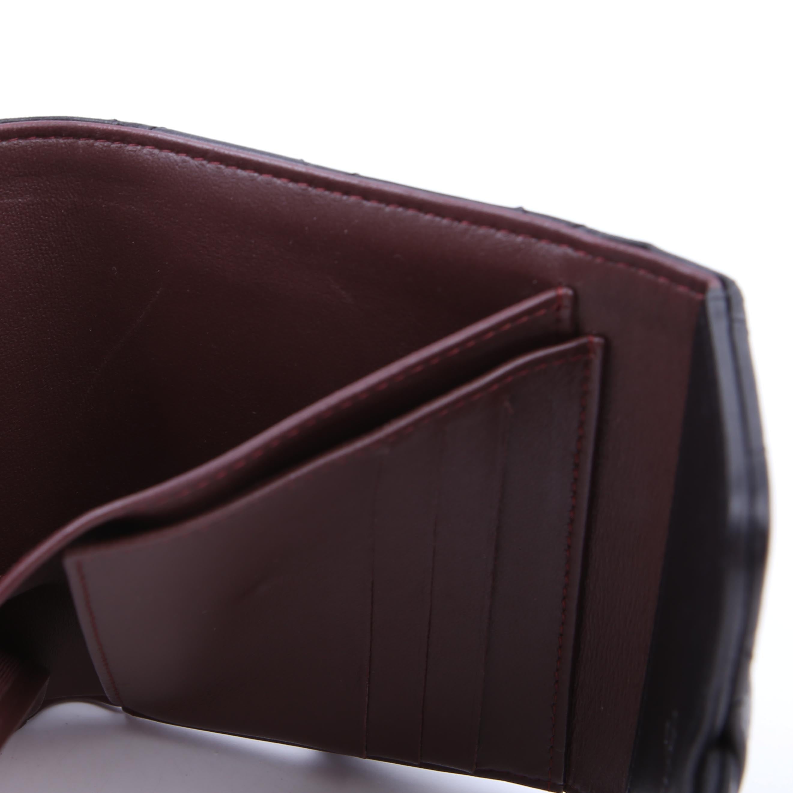 Chanel Classic Compact Flap Wallet Lambskin 26M Black