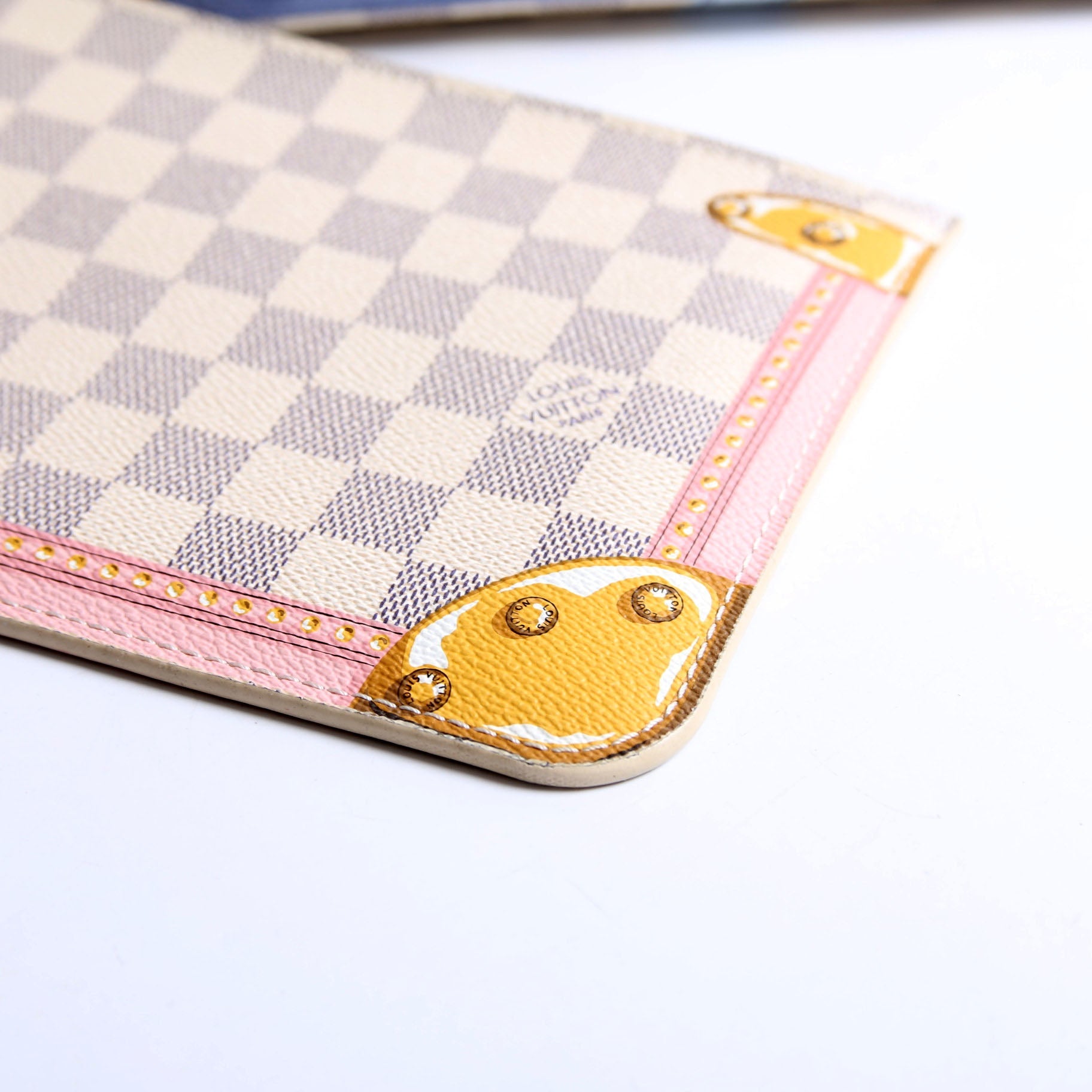 Louis Vuitton Neverfull MM With Wallet Summer Trunks Azur